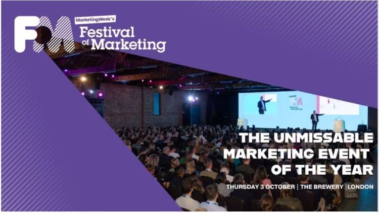 October will see the return of Marketing Week's Festival of Marketing.