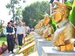 The opening of Param Vir Chakra Park in Secunderabad, Telangana