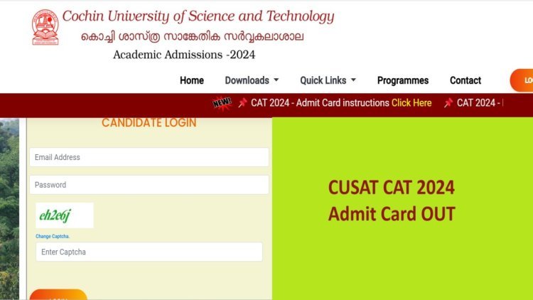 See the top scorers for CUSAT CAT 2024 at cusat.ac.in.