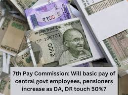 DA hike: In accordance with the 7th Pay Commission, will the base pay of central government employees and pensioners rise once DA and DR reach 50%?