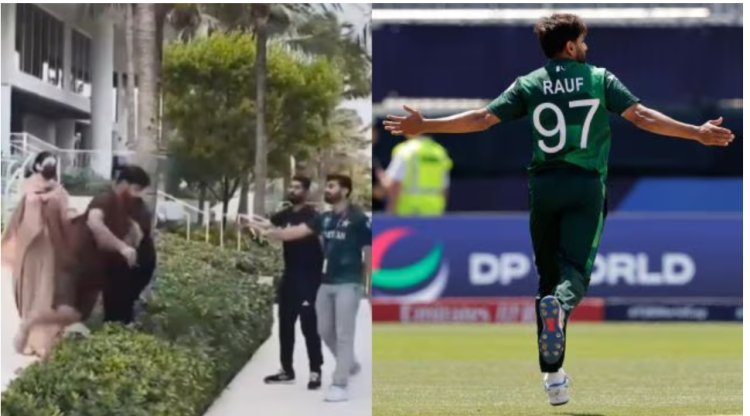 After a video of an argument with a fan goes viral, Haris Rauf speaks out.