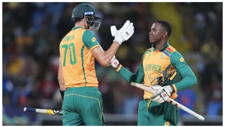 "South Africa advances to T20 semis with Jansen's clutch six."
