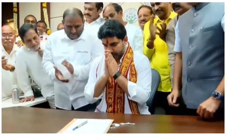 Andhra: Naidu's Government Appoints Nara Lokesh as a Minister