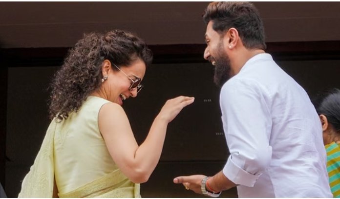 Brand-new MP best friends? A cute photo of Chirag Paswan and Kangana Ranaut hanging out on Parliament steps has gone viral. Observe