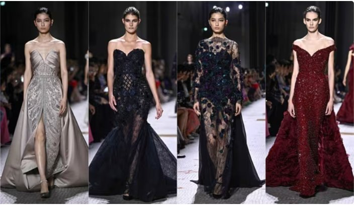The dramatic flair of Elie Saab, the classic elegance of De Libran, and the boxy collection of Viktor & Rolf