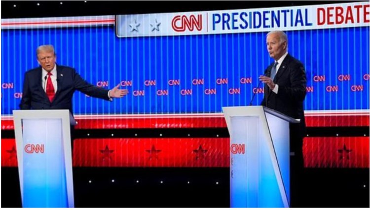The US Presidential Debate was won by whom? Biden falters, putting Trump ahead.